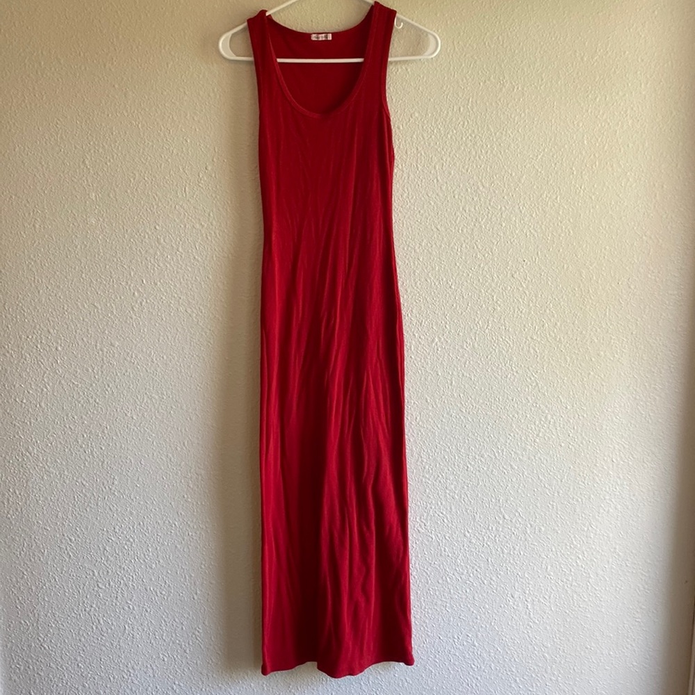 Cute Long Skin Tight Red Dress
